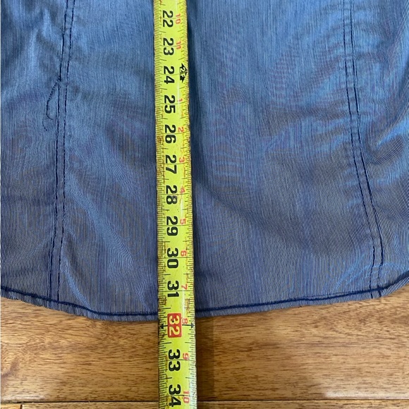 Sovereign Code Striped Blue Shirt - Picture 5 of 7